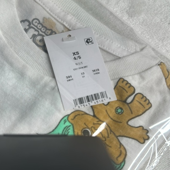 Trolls  Girl's Printed  T-Shirt White pastel Multicolor choose your size 👇 - Picture 7 of 7